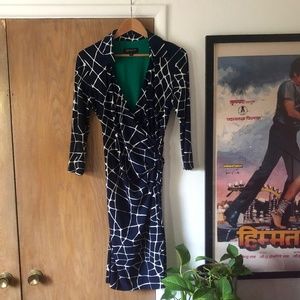 Jones New York Faux Wrap Dress